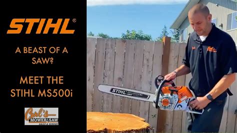 Unboxing The STIHL MS 500i YouTube