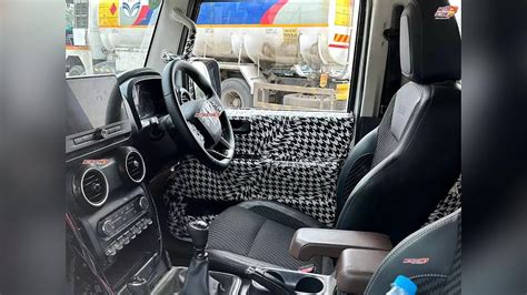 2024 Mahindra Five Door Thar Interior Leaked Carwale