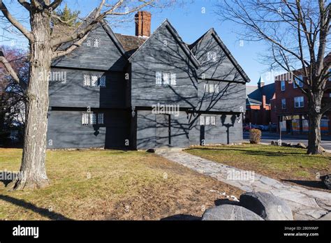 Salem Witch House In Salem Massachusetts While Known As The Salem