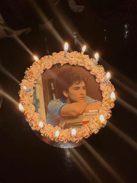 My dream birthcakee💙🫰🏻🫰🏻Elio Cmbyn Birthday Theme, Birthday Cake, Happy ...