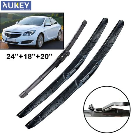 Xukey Front Rear Windshield Wiper Blades Set Kit Fit For Opel Insignia