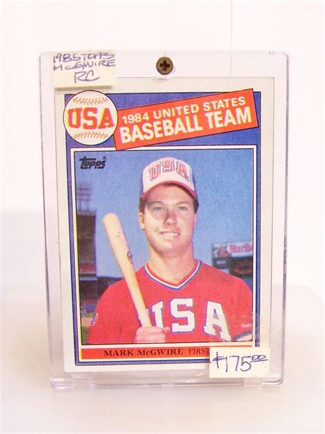 Topps Mark Mcgwire Rookie Rc United States Usa Baseball