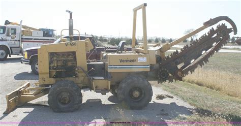 Vermeer V450 Trencher In Lawrence Ks Item A6516 Sold Purple Wave