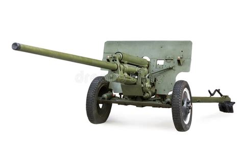 Soviet Anti Tank 57 Mm Gun Zis 2 During The Second World War Stock