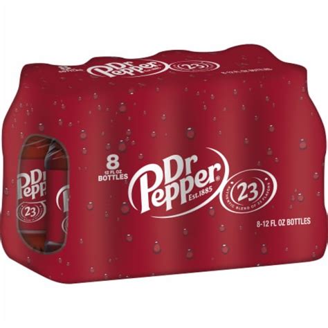 Dr Pepper Soda Bottles 8 Bottles 12 Fl Oz Qfc