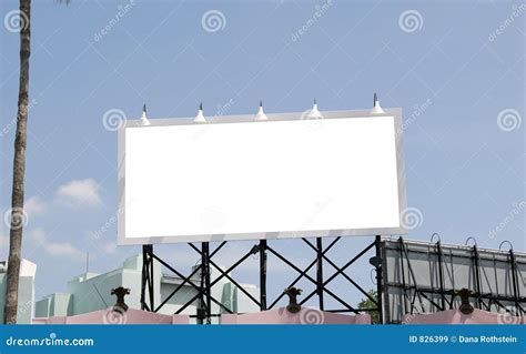 Billboard Stock Image Image Of Advertising Frame Copy 826399