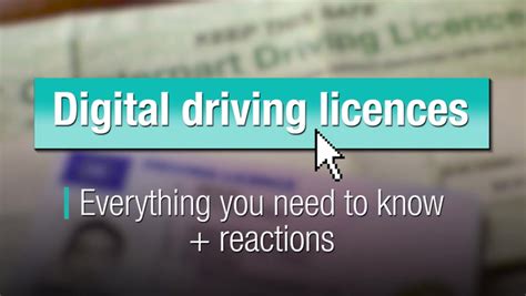 Digital Driving Licences To Be Introduced In The Uk Manchester