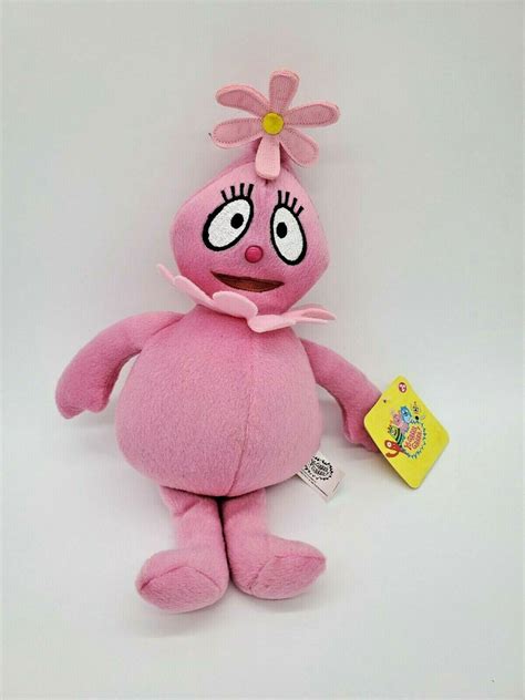 Yo Gabba Gabba Foofa Plush Stuffed Toy Pink 12" Nanco 2010 | #3880630273