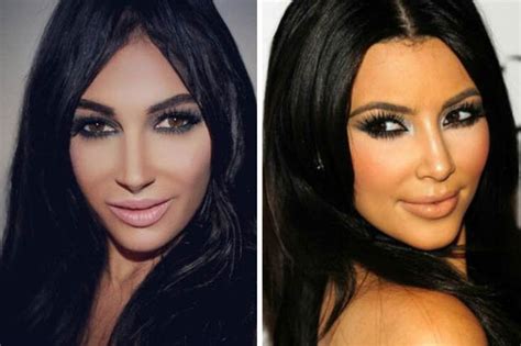 Kim Kardashian lookalike spends £20,000 on boob job, bum padding and ...