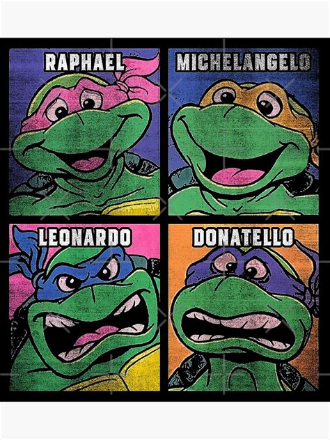 Vintage Ninja Turtles Cartoon Poster For Sale By Creativespero