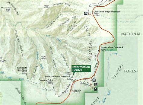 Cedar Breaks Trail Map