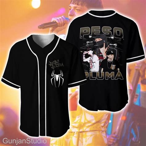 Peso Pluma Music Baseball Jersey Peso Pluma Doble P Tour 2023 Shirt