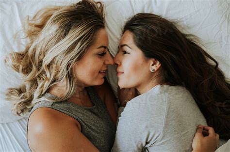 Lesbian Couple Together In Bed Premium Photo Rawpixel