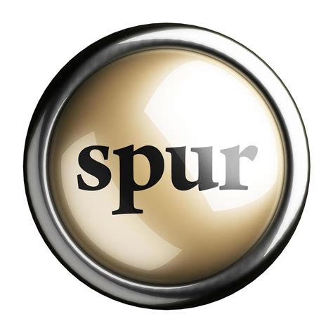 Spur Word On Isolated Button Stock Photo At Vecteezy