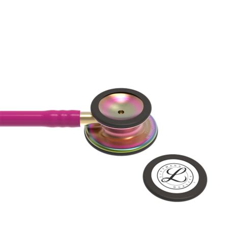 3m™ Littmann® Classic Iii™ Stethoscope Rainbow Chestpiece Raspberry