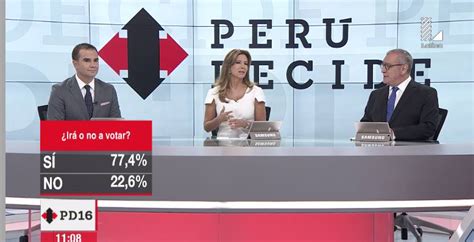 Latina pe on Twitter PD16 El 22 6 de nuestros televidentes señala que no irá a votar En la