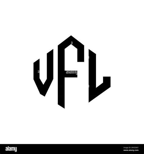 Vfl Letter Logo Design With Polygon Shape Vfl Polygon And Cube Shape