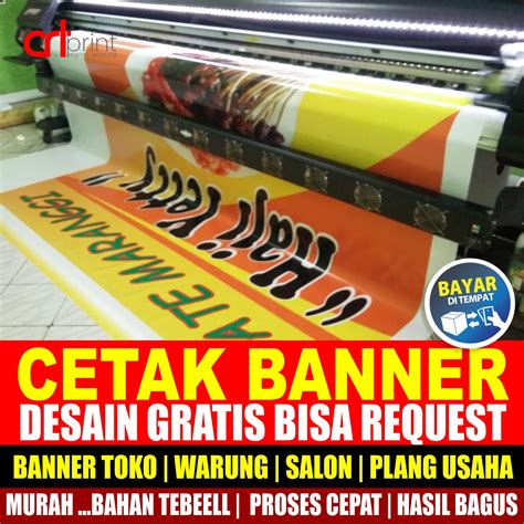 Banner Untuk Plang Jualan Papan Nama Usaha Banner Promosi Plang