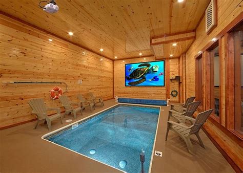 Brand New Luxury Cabin with Private Indoor Pool and Theater UPDATED ...