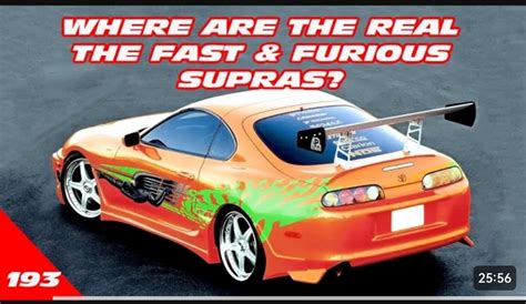 The Fast and Furious Supra Then and Now - Turbo and Stance