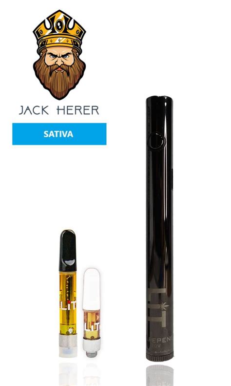 Jack Herer Thc Vape Pen Kit Or Refill Cartridge Sativa Lit Vape