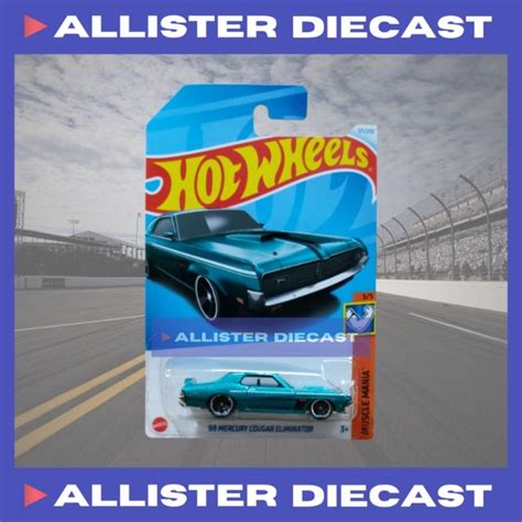 Jual Hot Wheels Mercury Cougar Hijau Hotwheels 69 Mercury Cougar Eliminator Green HW Muscle