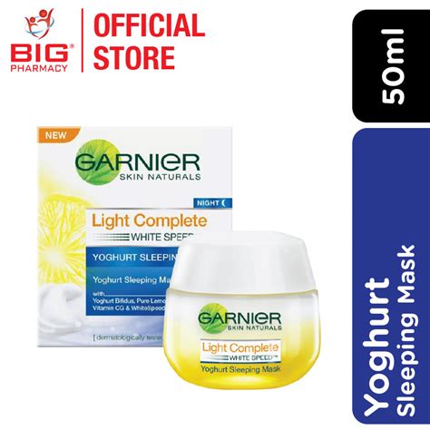 Garnier Light Complete Night Yogurt Sleeping Mask 50ml Big Pharmacy