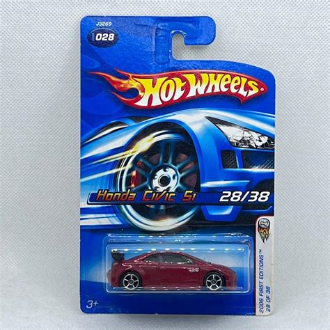 Hot Wheels Honda Civic SI Red Sports Car JDM Hobbies Toys Toys Games On Carousell