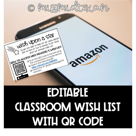 Amazon Wish List Qr Code Template Web Wish List Let People Know What