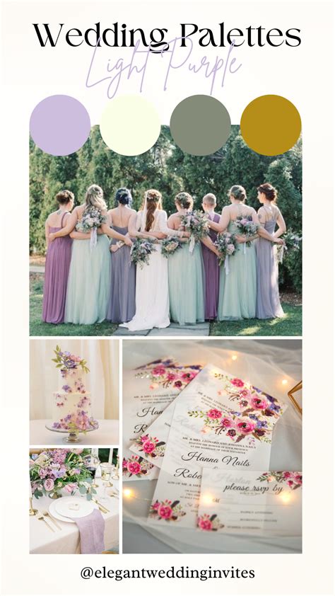 10 Best Light Purple Wedding Color Palettes For 2023 Season