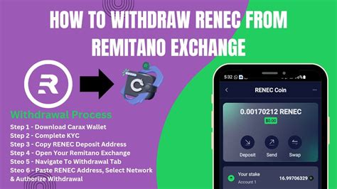 How To Withdraw RENEC From Remitano Exchange To Carax Demon Wallet