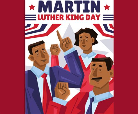 Martin Luther King Day Poster Template | FreeVectors