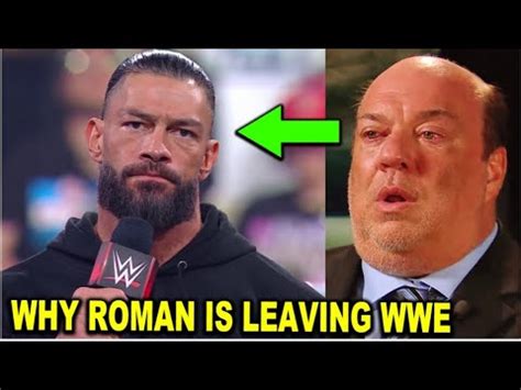 Roman Reigns Breaks Silence On Loss Wwe Remove Superstar Brock