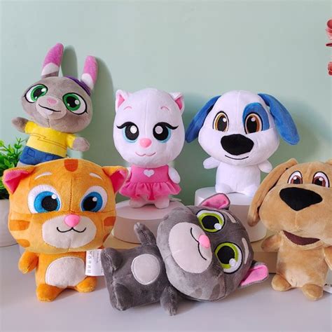 1PC 15cm Talking Tom And Friends Plush Toys Doll Kawaii Talking Tom Angela Hank Ginger Ben Claw ...