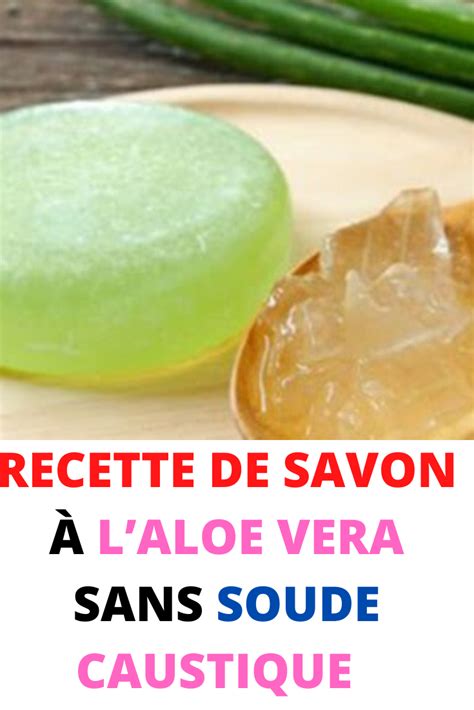 Recette de savon à laloe vera sans soude caustique en 2020 Recettes