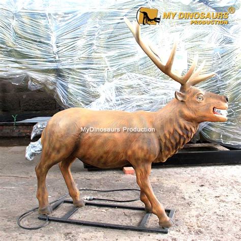 Buy Ice Age Animal Elk Animatronic Megaloceros For Park Mydinosaurs