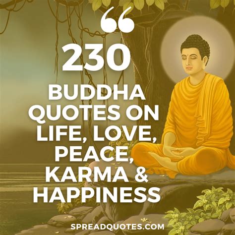 230 Buddha Quotes on Life, Karma, Peace - Spread Quotes