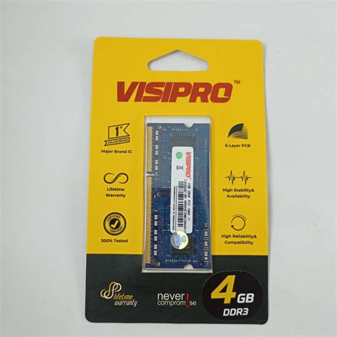 Jual Ram Laptop Ddr Gb Visipro Tipe Shopee Indonesia