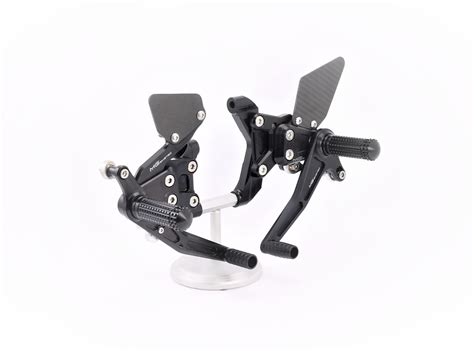 Mg Biketec Rearset Kit Black Fixed Footpegs Standard Ducati