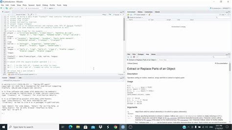 R The Square Bracket Operator Subset Extract Replace Youtube