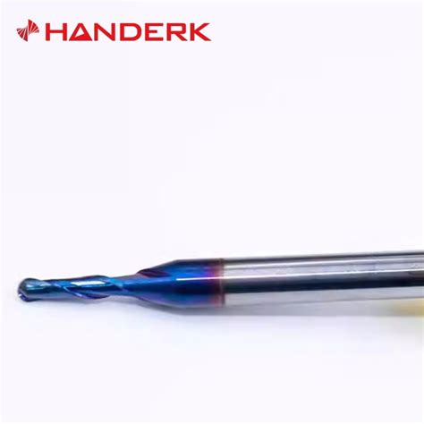 Handerk 2flute Long Neck Ball Nose End Mill HRC65 Milling Cutter For