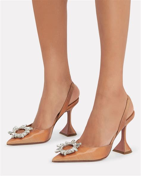 Amina Muaddi Begum Slingback Pumps Intermix