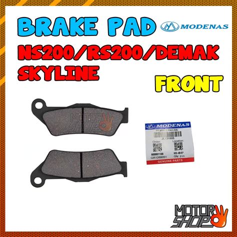 Modenas Pulsar Pulsar Ns Rs Demak Skyline Front Disc Brake Pad