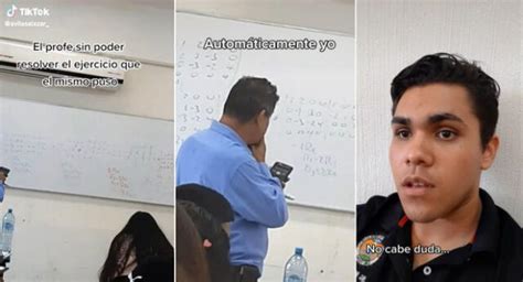 TikTok video viral profesor de Ingeniería reta a sus alumnos para