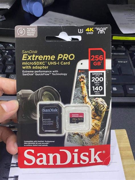 Sandisk Extreme Pro 256GB, Photography, Photography Accessories, Other ...