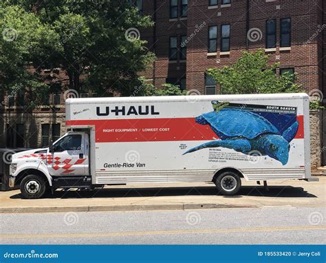 UHaul Rental Truck Editorial Image | CartoonDealer.com #185533420