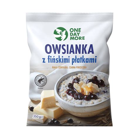 ONE DAY MORE Owsianka z fińskimi płatkami owsianymi z białą czekoladą i