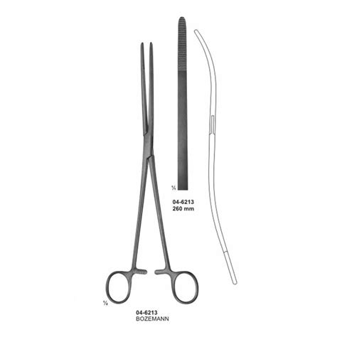 Museux Curved Sideway Uterine Tenaculum Forceps Mm Charisma Tech