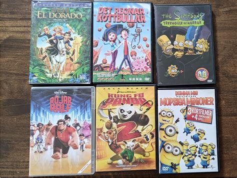 St Dvd Disney Dreamworks Sony R Jar Ralf K K P P Tradera