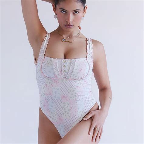 Frankies Bikini Verona Ruffle Swimsuit In Size Depop